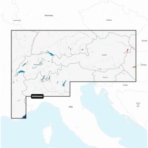 Carte Garmin Navionics Vision+ Intérieures Alpes, Lacs Et Rivières