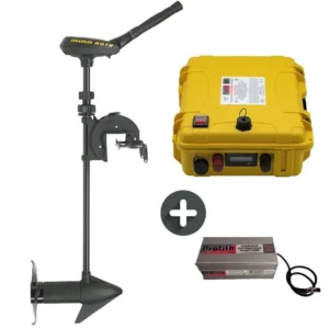Pack Minn Kota Traxxis 55 Lbs 12V avec valise batterie lithium 120A et chargeur offert