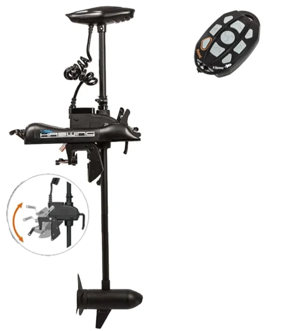 Moteur électrique Haswing Cayman B 55 lbs 12V 137 cm avec télécommande