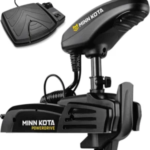 Moteur électrique Minn Kota Powerdrive 45 Lbs 12 Volts arbre 122 cm avec pédale