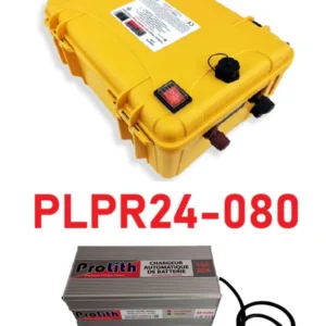 Valise Batterie Lithium 80Ah 24V + sortie régulée + chargeur offert