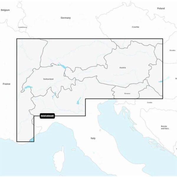 CARTE GARMIN NAVIONICS + INTÉRIEURES ALPES, LACS ET RIVIÈRES