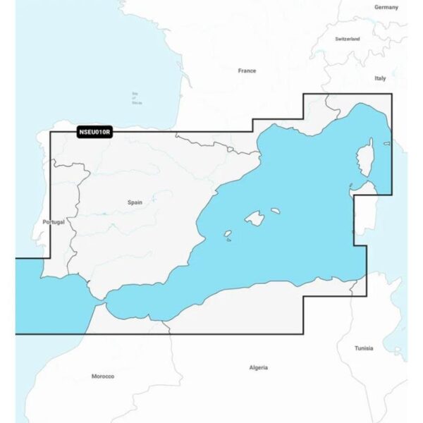 CARTE GARMIN NAVIONICS + ESPAGNE, CÔTE MÉDITERRANÉENNE