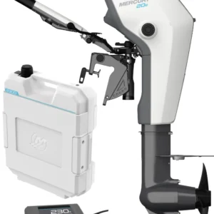 Moteur électrique Mercury Avator 20e barre franche avec batterie lithium et chargeur