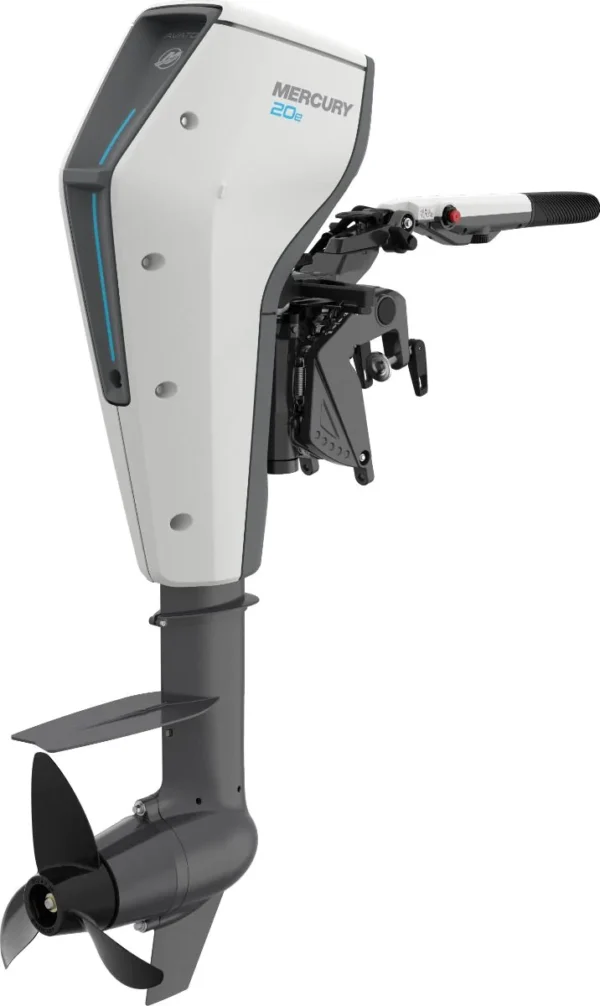 Moteur électrique Mercury Avator 20e barre franche avec batterie lithium et chargeur – Image 2