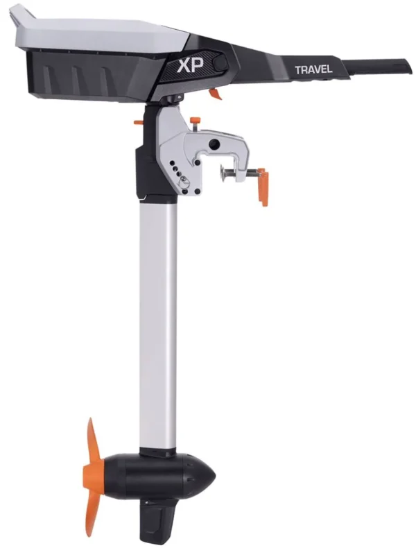 Moteur électrique Torqeedo Travel XP barre franche avec batterie lithium intégrée et chargeur