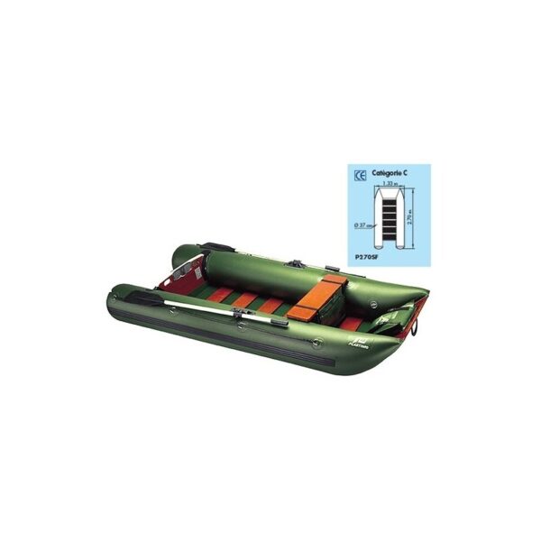 ANNEXE GONFLABLE PLASTIMO FISH P270SF VERTE