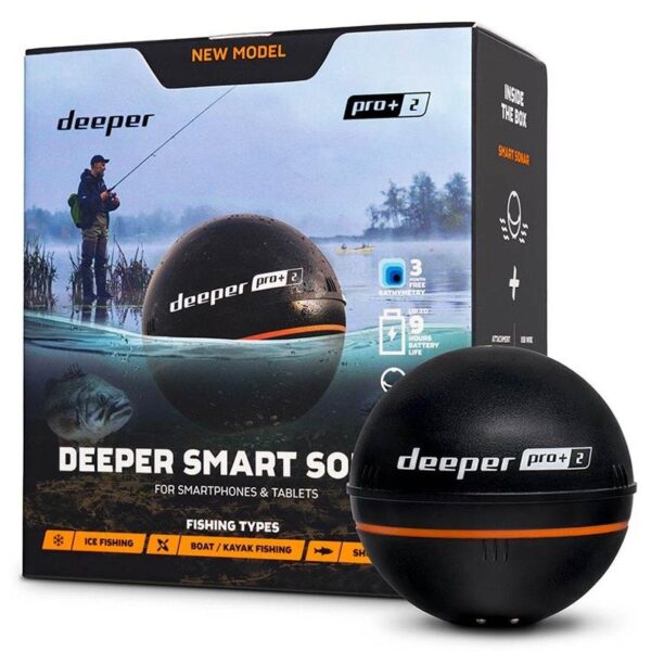 Sondeur Couleur Deeper Pro + V2 Gps
