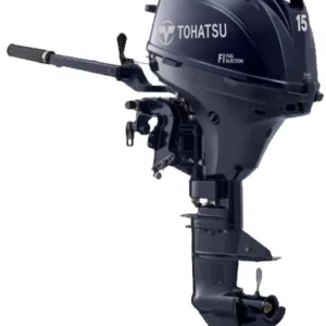 Tohatsu 15CV 4T arbre long démarrage électrique barre franche