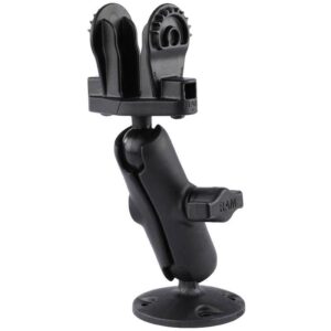 Support Horizontal Ram Mounts Pour Lowrance Hook²-4 Et Reveal 5 Boule C