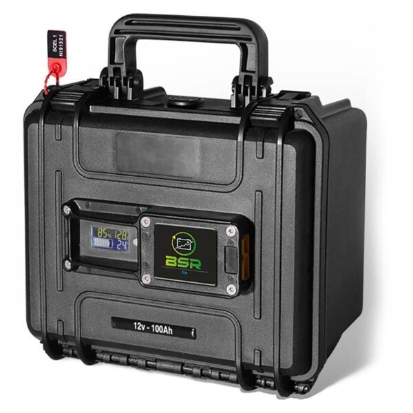 Batterie Lithium Bsr Eco Lifepo4 12V100 Amp
