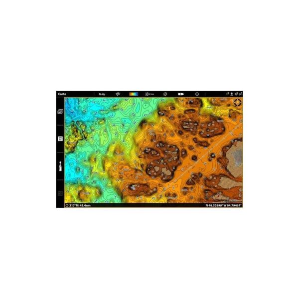 CARTE DÉTAILLÉE HUMMINBIRD DES CÔTES FRANÇAISES ET CORSES – Image 3