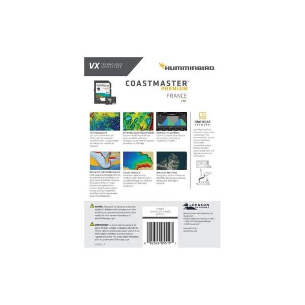 CARTE DÉTAILLÉE HUMMINBIRD DES CÔTES FRANÇAISES ET CORSES – Image 6