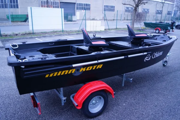 Pack Barque Silurine 4m Blacky + remorque GT + Sièges