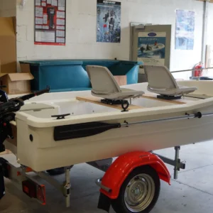 Pack Barque Aquasilure 3m80 + remorque GT + Moteur Mercury 20cv 4t