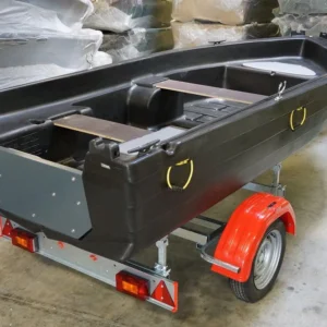 Barque Silurine Sport Blacky 3m73 + Remorque GT Grand Tourisme